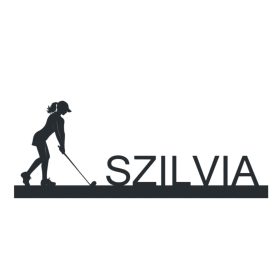 Golf_női éremtartó