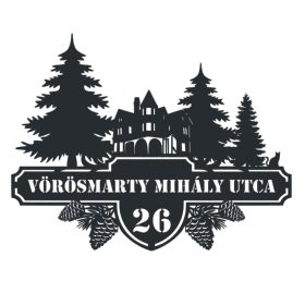 Ház házszámtábla