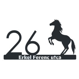 Lovas 3 házszámtábla