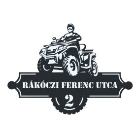 Quad házszámtábla