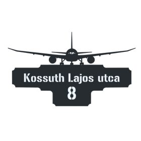 Repülő 2 házszámtábla