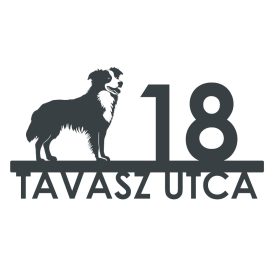 Kutyás 7 Házszámtábla