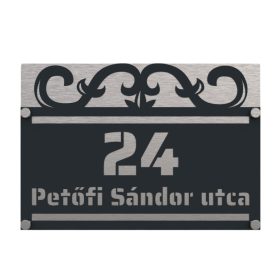 Díszes 3 házszámtábla