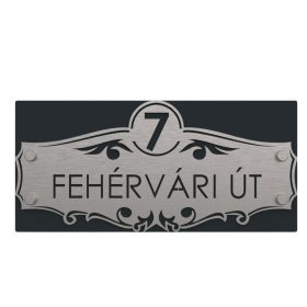 Díszes 5 házszámtábla