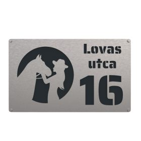 Lovas 1 házszámtábla