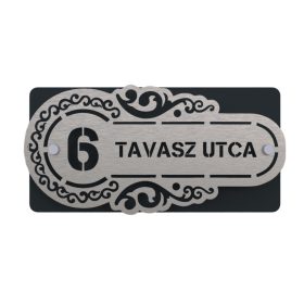 Díszes 15 Házszámtábla