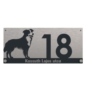 Kutyás 6 Házszámtábla
