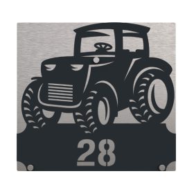 Traktor Házszámtábla