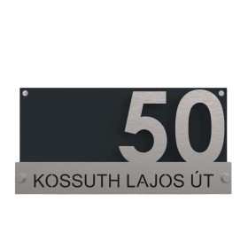 Alsó csíkos 3 házszámtábla