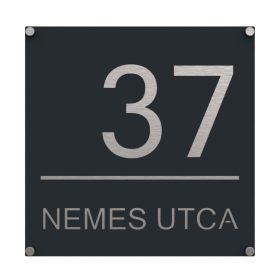 Egyenlő oldalú 2 házszámtábla
