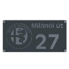 Alfa Romeo házszámtábla