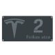 Tesla házszámtábla