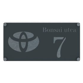 Toyota házszámtábla