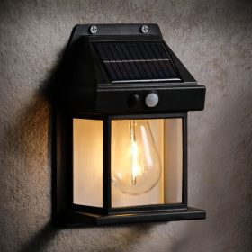  Modee Lighting WS128 Napelemes Fali Lámpa – Mozgásérzékelős, Melegfényű (100 lumen)