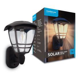   Modee Lighting WS130 Napelemes LED Fali Lámpa – Mozgásérzékelővel (200 lumen)