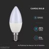 VTAC 5,5W Dimmelhető LED gyertyaizzó 5 év garanciával (E14, Meleg fehér)