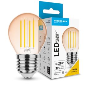  Modee 4W Filament LED izzó E27 Meleg fehér – 5 év garancia