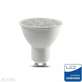   V-TAC 6W LED spotlámpa GU10 Napfény Fehér – 5 év garancia