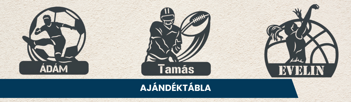 Ajándéktáblák, a személyes meglepetés hobbira szabva